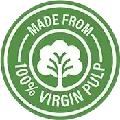 made from virgin pulp
